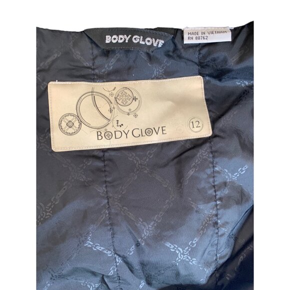 Body Glove GIRLS Waterproof Ski Snowboard Jacket Sz 12 Purple Black Faux Fur EUC - Picture 13 of 16